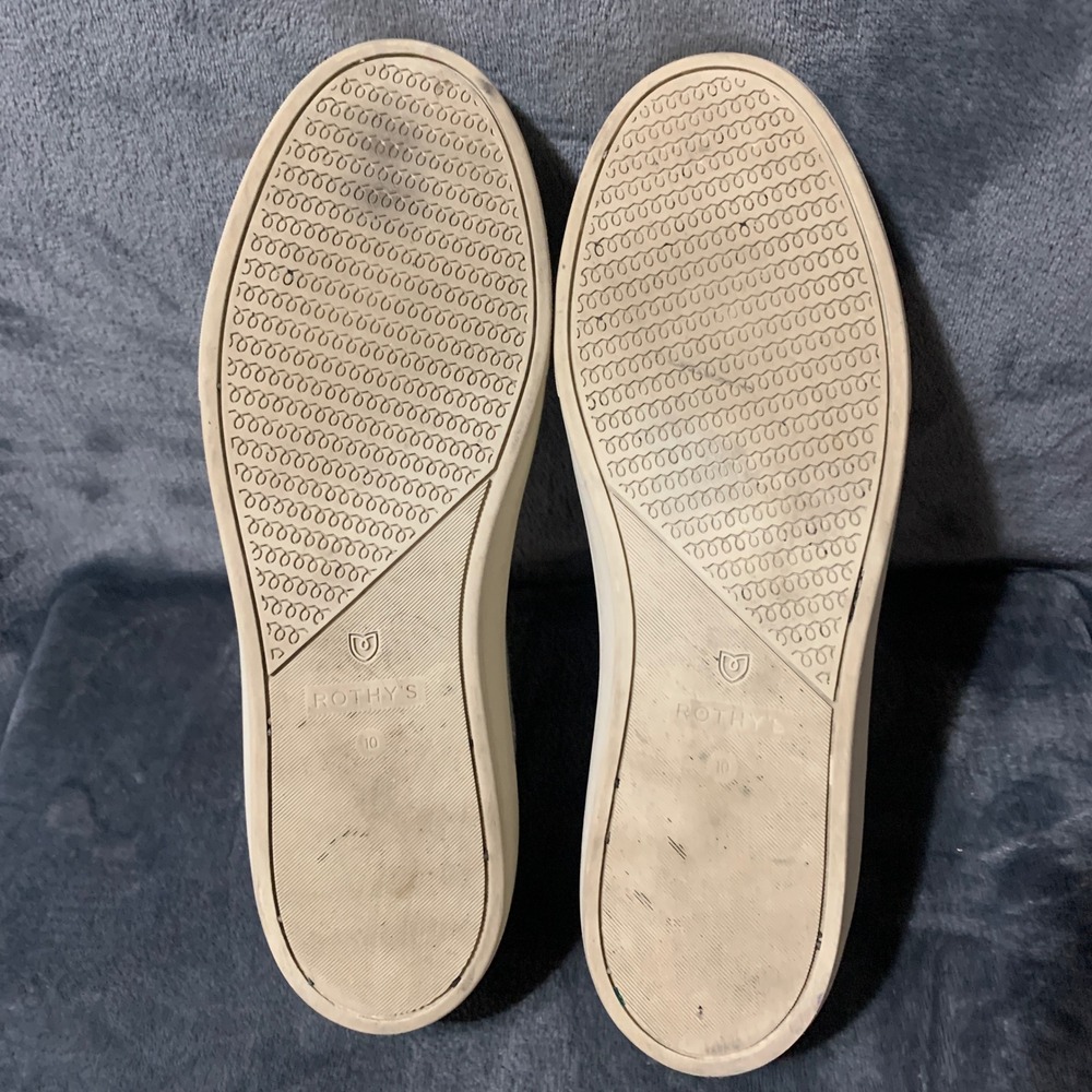 Rothy's The Sneaker Women 10 Slip On Grey Knit Sustainable Comfort - Picture 16 of 16